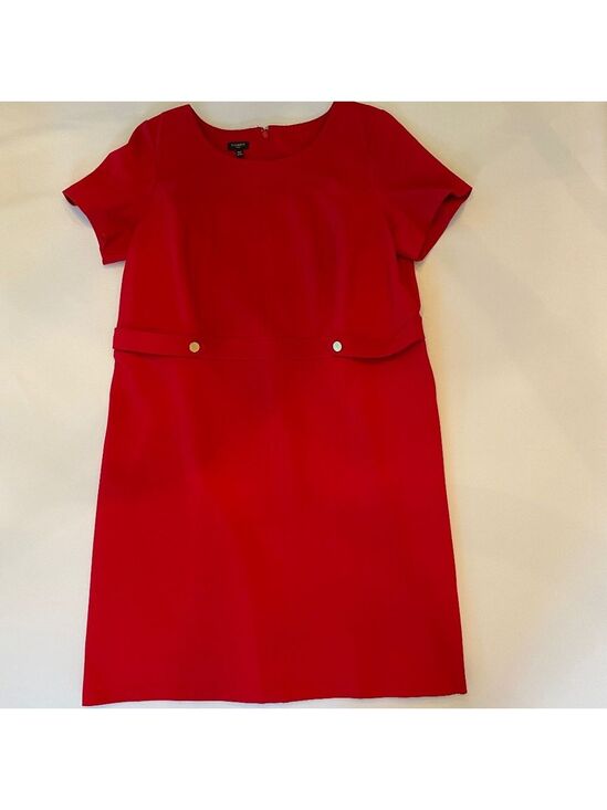 Talbots Dresses & Skirts - Talbots Red Short Sleeve Dress